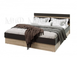 Кровать 1600 Ким Графит софт, сонома