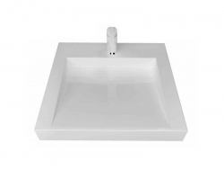 Раковина над стиральной машиной Breez 50 MySpace Белый Щелевой слив