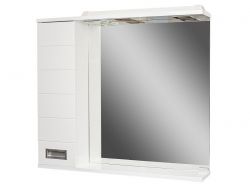 Шкаф зеркало Cube Куб 65 левый