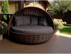 Диван-кровать плетёная Nestbed