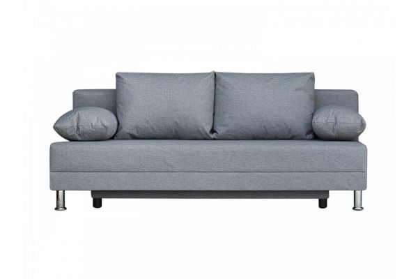 Диван Комфорт без подлокотников 4 подушки грей
