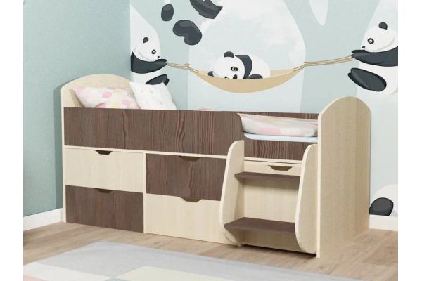 Кровать Малыш-7 Дуб-бодега
