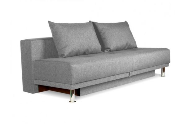 Диван серый без подлокотников Некст ash