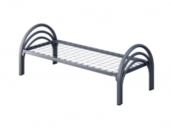 Кровать металлическая одноярусная Полукруглая D51/D38/D32 1900*900 мм