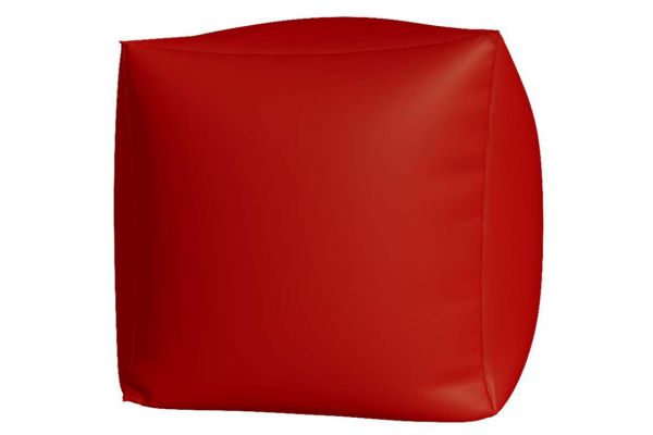 Пуфик Куб Макси красный