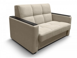 Диван Рэй 1200х2000 Клетка с прямыми подлокотниками с МДФ вивальди 3