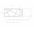 Тумба Geometry 800-0-1 Como навесная бетон