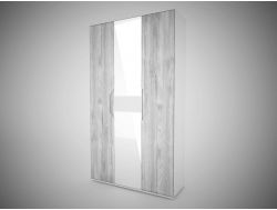 Шкаф трехстворчатый с зеркалом Сорренто Н-120