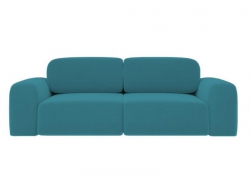 Диван прямой Сунне Азур велюр