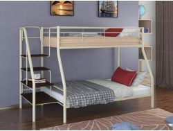 Двухъярусная кровать Толедо 1 слоновая кость-венге