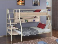 Двухъярусная кровать Толедо 1 П слоновая кость-дуб молочный